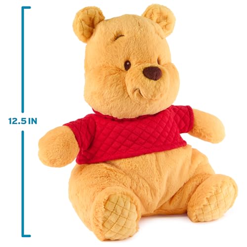 GUND Disney Official Winnie The Pooh Oh So Snuggly Plush, Teddy Bear Stuffed Animal for Babies and Infants, Yellow, 12.5” image 6