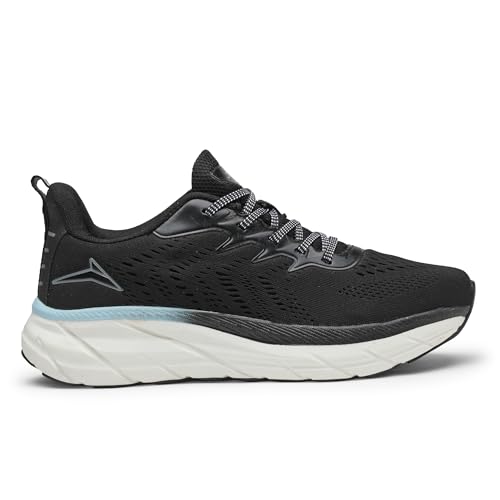 Image of JQR Atlanta Men's Sports Running Shoes Knitting Upper Lace Up Design Soft Cushioned Memory Foam Insole Extra Grip Anti Skid Comfortable Lightweight Durable for Gym, Walking, Jogging & Everyday