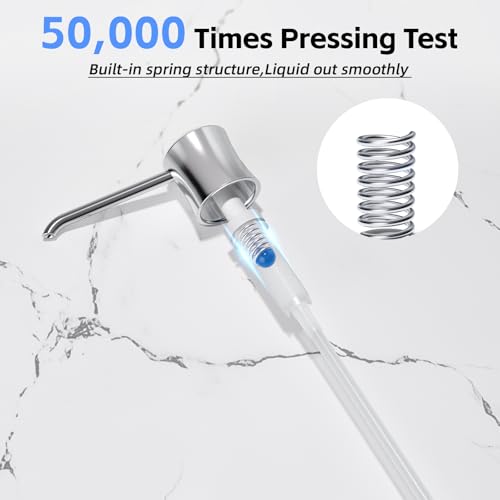 Distributeur de savon intégré pour évier cuisine flacon 481g chrome
