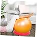 POPETPOP Fixed Ring Yoga Ball Stand Burst PVC Base for Stability Easy Installation Versatile Use Home Studios for Workout Sessions