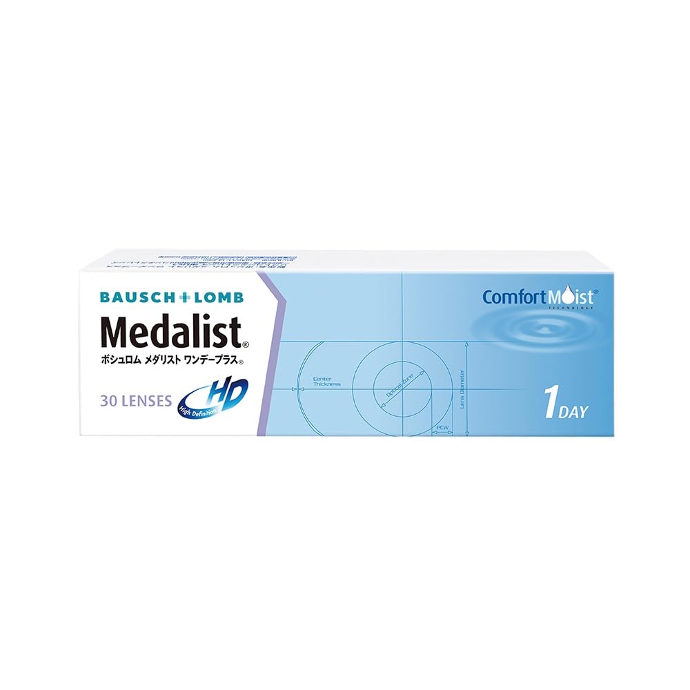 Bausch & Lomb Medalist One Day Plus [BC] 8.6 [PWR] -3.00 30 pieces : Health & Personal Care