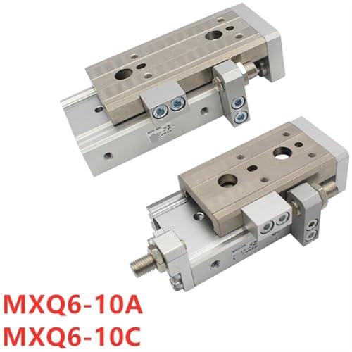 Vérin de guidage pneumatique MXQ6-10A à table coulissante haute précision - 2