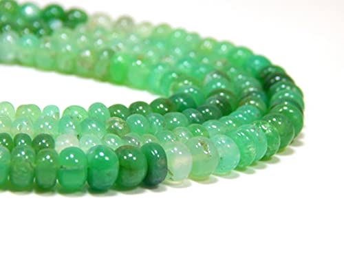 Chrysoprase perles naturelles rondelles cadeau idéal création de bijoux personnalisés