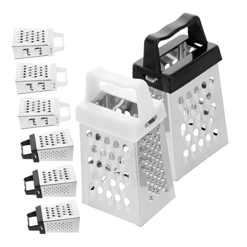 Mini rallador de queso 8 piezas acero inoxidable miniatura 1