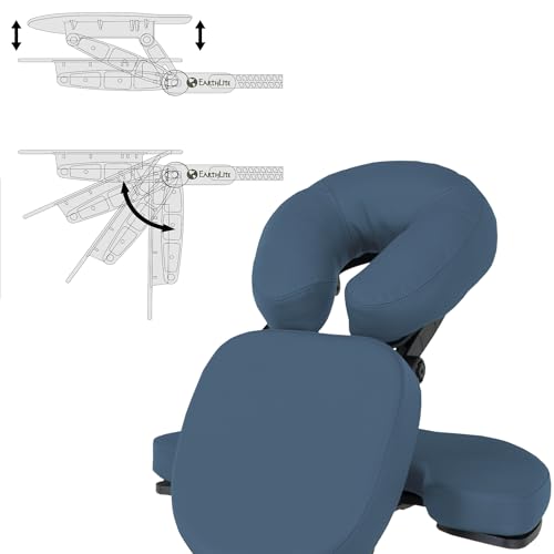 Image of EARTHLITE Portable Massage Chair AVILA II - Premium Folding Spa /Massage /Tattoo Chair incl. Rolling Carry Case