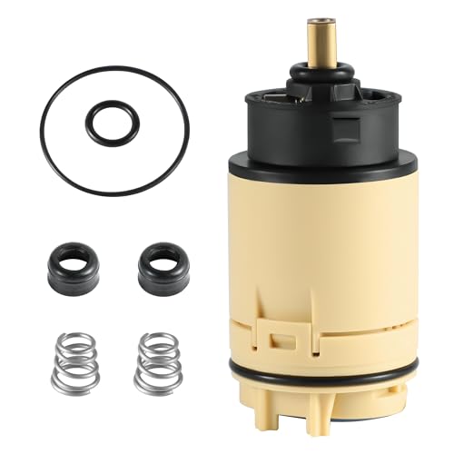 RP70538 Single Function Pressure Balance Cartridge Replacement Shower Cartridge Compatible with Peerless and Delta Single Handle Tub/Showers Faucet Not Included Check Valve