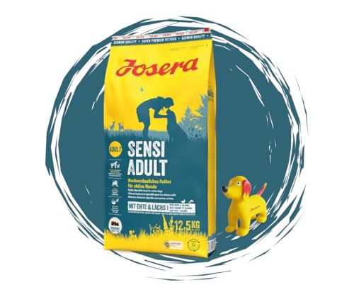 Josera Exclusive SensiAdult, Hundefutter, Trockenfutter, 12,5 KG + Goodie Quietsche Seppl