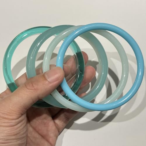 Image of Women Jewelry Chunky Bangle Bracelet for women Bold Bracelet Statement Bangle Bracelet Vintage Resin Acrylic Bracelet for Daily Party Gift