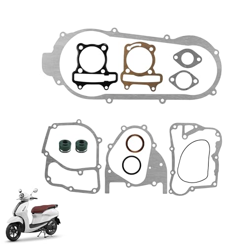 Image of New Olym 57.4mm /2.25 inch Complete Short Non-Bending Case Engine Gasket Set for ATV Go Kart Moped Scooter 4 Wheeler Quad Bikes 4-Stroke GY6 125cc 150cc 152QMI 157QMJ Engine