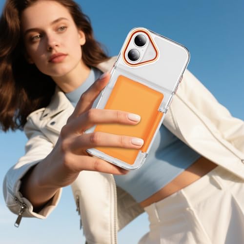 Coque iPhone 16 Plus antichoc transparente TPU PC LEMAXELERS orange JF 6,7" - 7