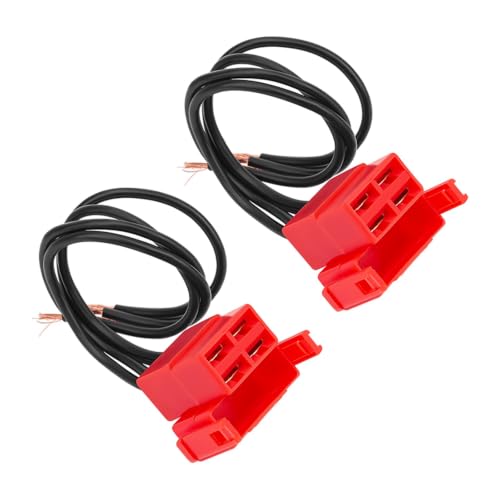 Relé de solenoide de arranque de 4 vías, conector de clavija y arnés