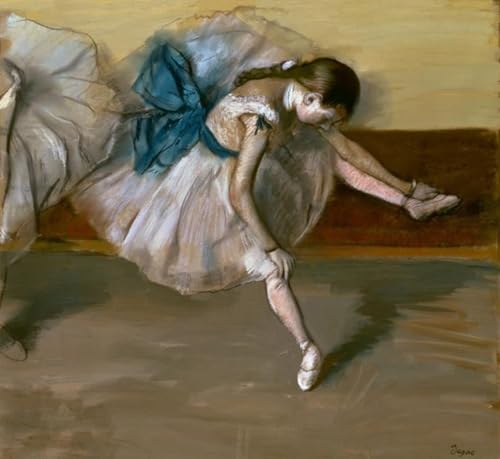 Tableaux sur toile Danseuse au repos pour salon moderne chic