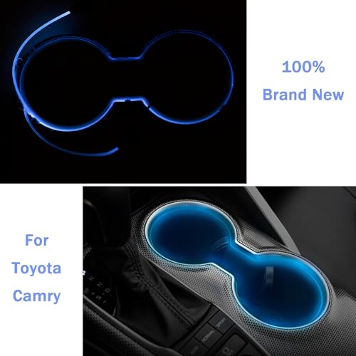 Portavasos con luz ambiental para Toyota Camry 2018-2021 miniatura 6