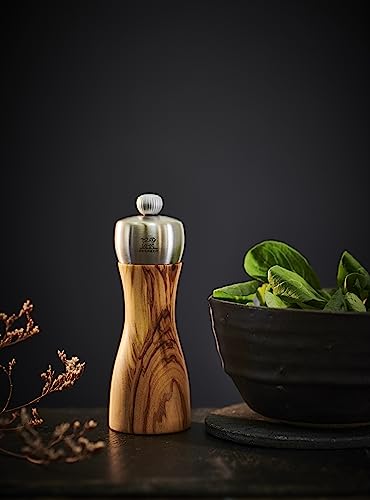 Peugeot Fidji Macinasale 15Cm Legno Ulivo E Inox - 2