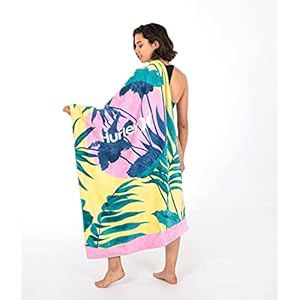Hurley U Alison Creek Towel Swimwear Cover Up Set, Sonnenuntergang Pulse, Einheitsgröße