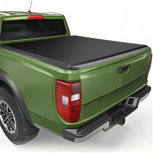 Soft Roll-up Truck Bed Tonneau Cover Compatible with 1983-2011 Fo...