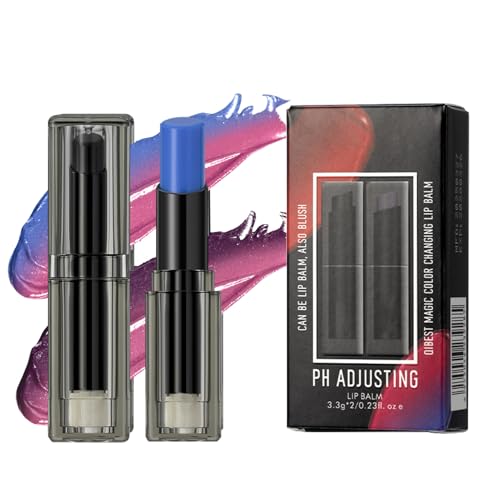 2X Ph Lipstick - Bálsamo labial que cambia de color | Hidratante de labios nutritivo a prueba de transferencia de larga duración | Bálsamo labial mágico hidratante con acabado brillante para viajes