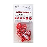Red Special Who Knew 6 Dice Set