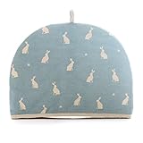 Dexam Star Gazing Hare Blue T Cosy 2 Cup, Polyester
