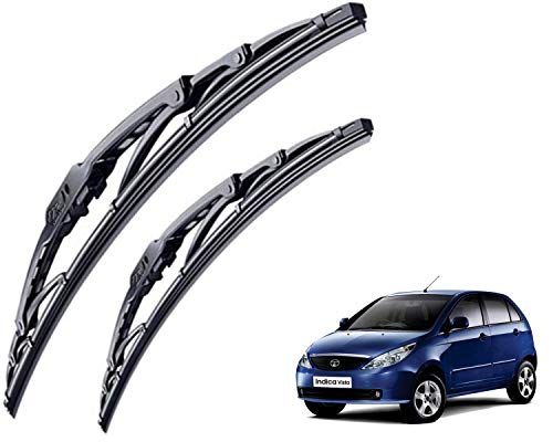 Image of WolkomHome High Performance OE Car Wiper Blade Replacement set of 2 Pc Right 24 inch Left 16 inch for Tata Inidica Vista