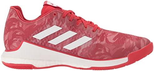 adidas Women's Crazyflight Sneaker, Team Collegiate Red/White/White, 8 | Image 5