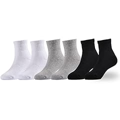 Ankle_black/White/Grey,6 Pack