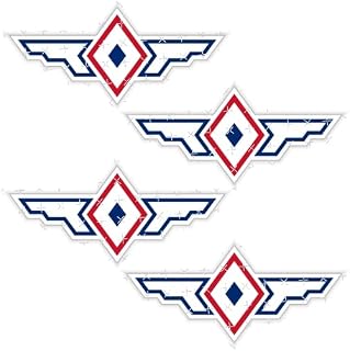 Philippines Air Force Aircraft Roundel – Philippine Air Force (PAF) Insignia, Hukbong Himpapawid ng Pilipinas, 70mm (Approx. 2.8") Vinyl Stickers, Decals x4