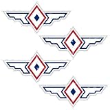 Philippines Air Force Aircraft Roundel – Philippine Air Force (PAF) Insignia, Hukbong Himpapawid ng Pilipinas, 70mm (Approx. 2.8") Vinyl Stickers, Decals x4