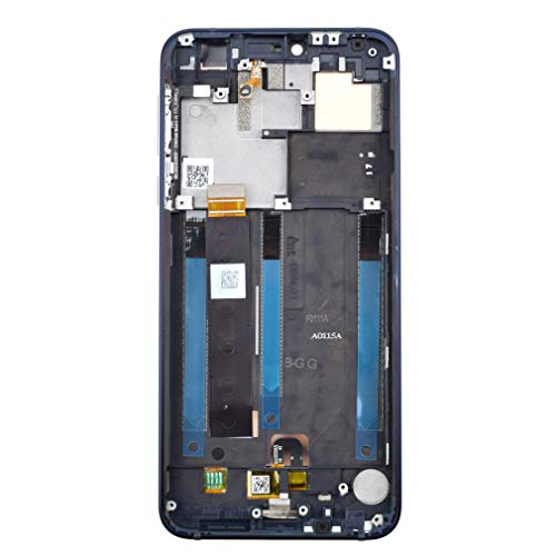 Image of TA-1100 LCD Screen Touch Digitizer Glass with Screen Frame Replacement for Nokia 7.1 TA-1097 TA-1085 TA-1095 TA-1096 Gloss Midnight Blue