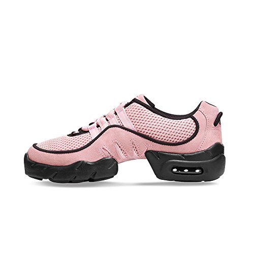 Bloch Women's Boost DRT Mesh Sneaker, Pink, 4