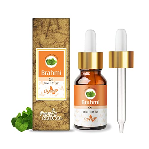 Image of Crysalis Brahmi Oil 30 ml (1.01 fl oz) - Herbal Botanical Oil for Haircare, Scalp Blends & DIY Cosmetic Formulations