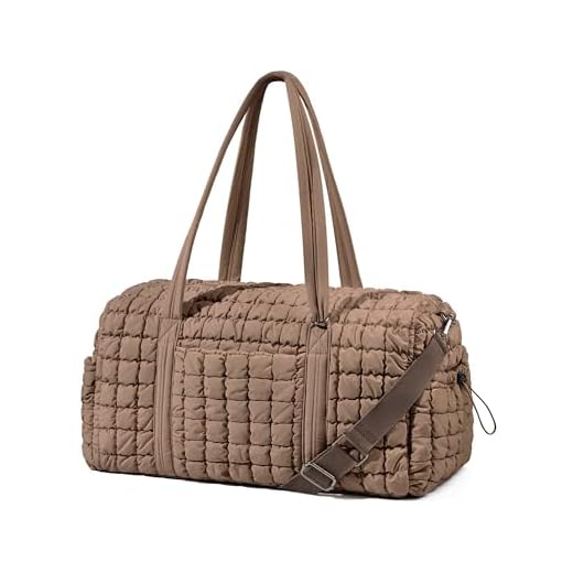 Stylish Quilted Duffle Bag for Travel