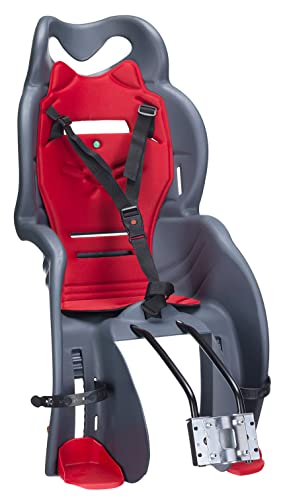 htp Sanbas T - Asiento trasero para bicicleta, color gris oscuro