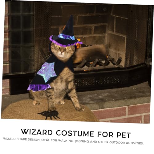 Disfraz de Mago para Perros Talla L Halloween miniatura 4