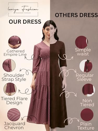 Image of Leriya Fashion Maxi Dress for Women | Western Summer Georgette Stylish A-line Dress for Beach Party Outfits | Western Summer Black One Piece Knee Length Dresses for Woman