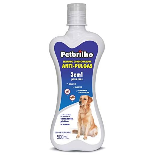 Shampoo Anti-Pulgas 3X1 Petbrilho 500ml Petbrilho para Cães