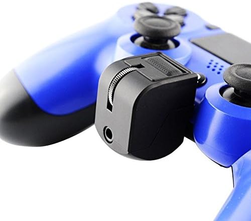 Ecomac Headset Adapter for PlayStation 4 Controller PS4 Joystick Audio Volume control