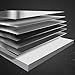 MoUnw 304 Stainless Steel Sheet, 1mm Thick, 300mm x 300mm, for DIY Projects and Mechanical Cutting