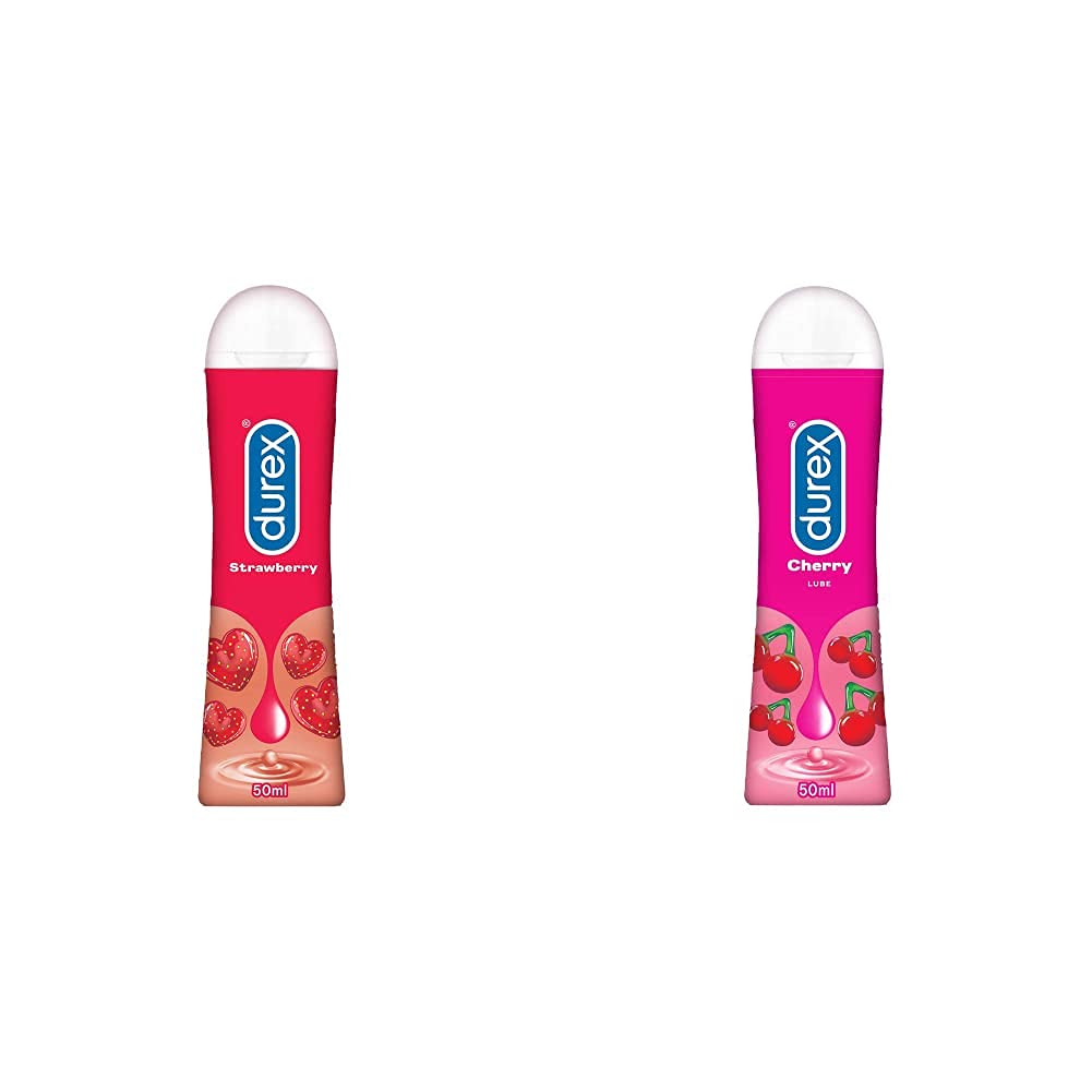 Durex Play Lubricant Gel, Saucy Strawberry - 50 ml & Play Lubricant Gel, Cheeky Cherry - 50 ml Combo-picture-23