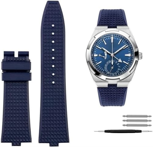 Bracelet caoutchouc fluoré 7mm évite les rayures sur Vacheron Constantin