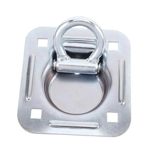 AKOOSY Anelli d Inox Con Molla Per Ancoraggio Carico Camion e Rimorchi Montaggio Filo Per Pickup e Flatbed Gancio Resistente Per Sicurezza Trasporto