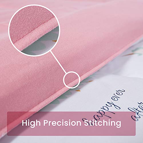 Sleep Zone Kids Twin Bedding Comforter Set - Super Cute & Soft Kids Bedding 5 Pieces Set With Comforter, Sheet, Pillowcase & Sham (Princess Castle) #TOP6