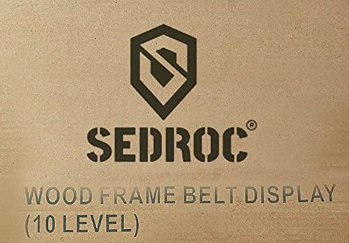 Sedroc Martial Arts Belt Display Holder Rack Wall Mount For Karate Taekwondo - 10 Levels #TOP5