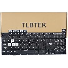 TLBTEK Backlight Keyboard Replacement Compatible with Asus TUF Gaming A15 FX506 FA506 FA556 TUF506.TUF A17 FA706.TUF Gaming F17 FX706LI FX706 FX706L FA706U FX706U FA706 661VUS00 Series RGB Laptop
