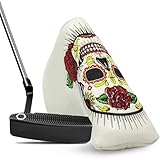 Skull Fairway Wood & Hybrid Club Head Covers - Leather Putter & Blade Covers - Available for Most Brands