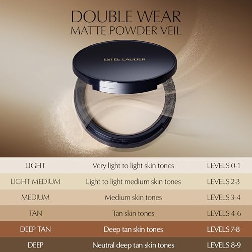 Estée Lauder Double Wear Stay-in-Place Matte Setting Powder Veil | Pressed Setting Face Powder Compact with Puff | Oil-Control with Sheer Coverage - Image 5