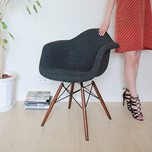 Amazon｜完成品 シェルアームチェア DAW F ダークグレー（ プレミアム