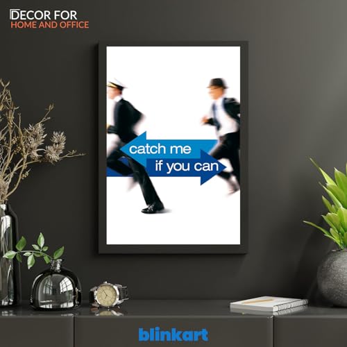 Image of BLINKART Catch Me If You Can (2002) | Aesthetic | Movie Photo Frame Album Poster Decor Perfect Home Bedroom Living Room Bedroom Home, Office & Study Room | 13x10 Inches