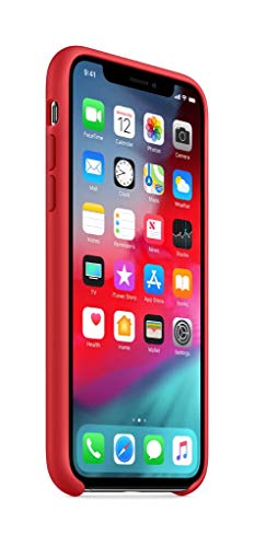 Image of Apple Silicone Case (for iPhone Xs) - (Product) RED
