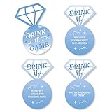 Big Dot of Happiness Drink If Game - On Cloud 9 - Juego de novia o despedida de soltera - 24 unidades